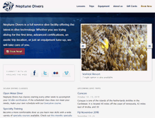 Tablet Screenshot of neptunedivers.net
